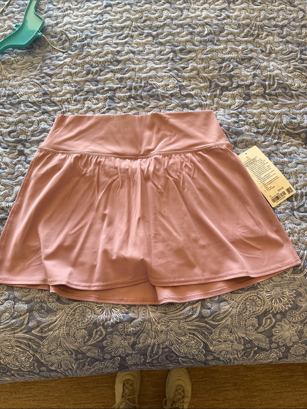lululemon athletica Mauve Pink High-Rise Skirt with Built-In Shorts